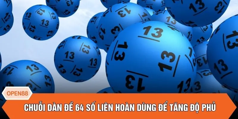 Chuỗi dàn đề 64 số liên hoàn dùng để tăng độ phủ 